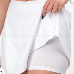 RAFAELLA Skort White Pullon Shorts & Skirt Size S NWOT